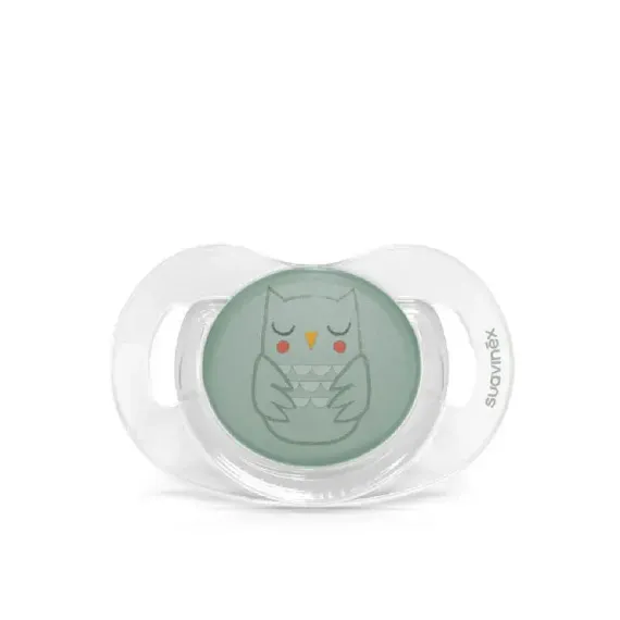 Соска-Пустышка Suavinex Anatomical Pro силикон 0–6 мес Зеленая