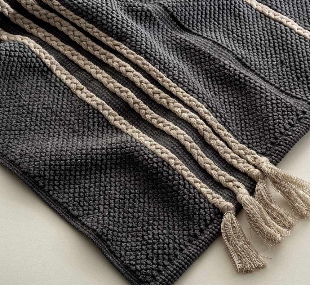 Коврик для ванной Karnella 50х80 | темно-серый