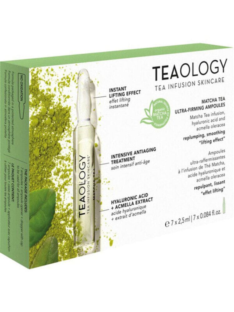 Сыворотки, ампулы и масла Ампулы с эффектом лифтинга Teaology Matcha Tea матча чай 7 ml (7 x 2,5 ml)