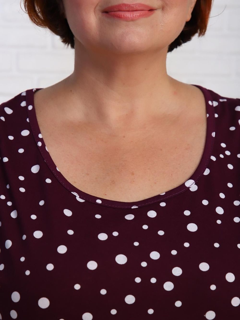 Сюжет - майка бордо Iv-capriz