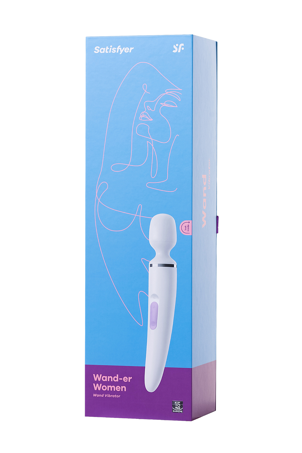Нереалистичный вибратор Satisfyer Woman Wand 10 режимов белый 34 см