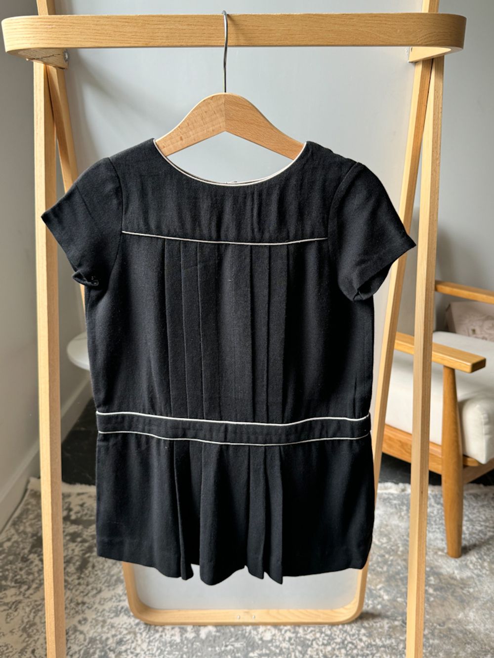 Платье из вискозы с шерстью Bonpoint, 104