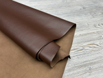 Рулон натуральной кожи из Италии Инферно цв. Коричневый / Inferno Light Brown