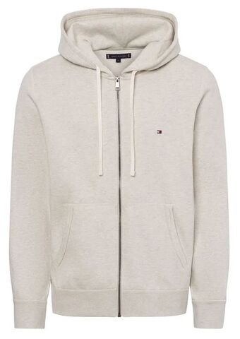 Мужская теннисная кофта Tommy Hilfiger Essential Fleece Zip Through - серый
