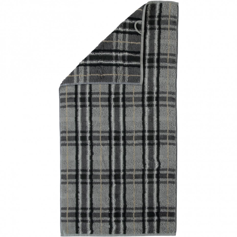Полотенце 30x50 Cawo Noblesse 1062 Check антрацит