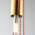 Pendant design lamp Crystal Bulb by Lee Broom (3 suspension)