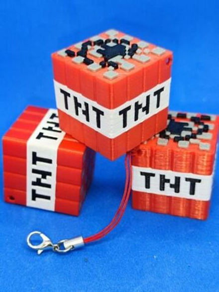 брелок из вселенной minecraft TNT