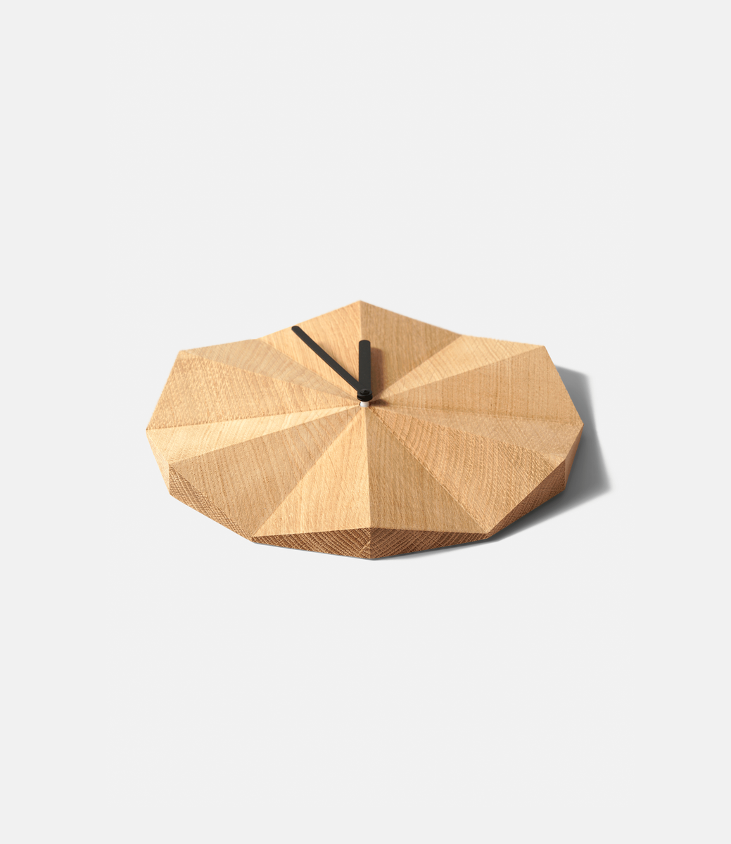 Lawa Design Delta Clock Oak — настенные часы