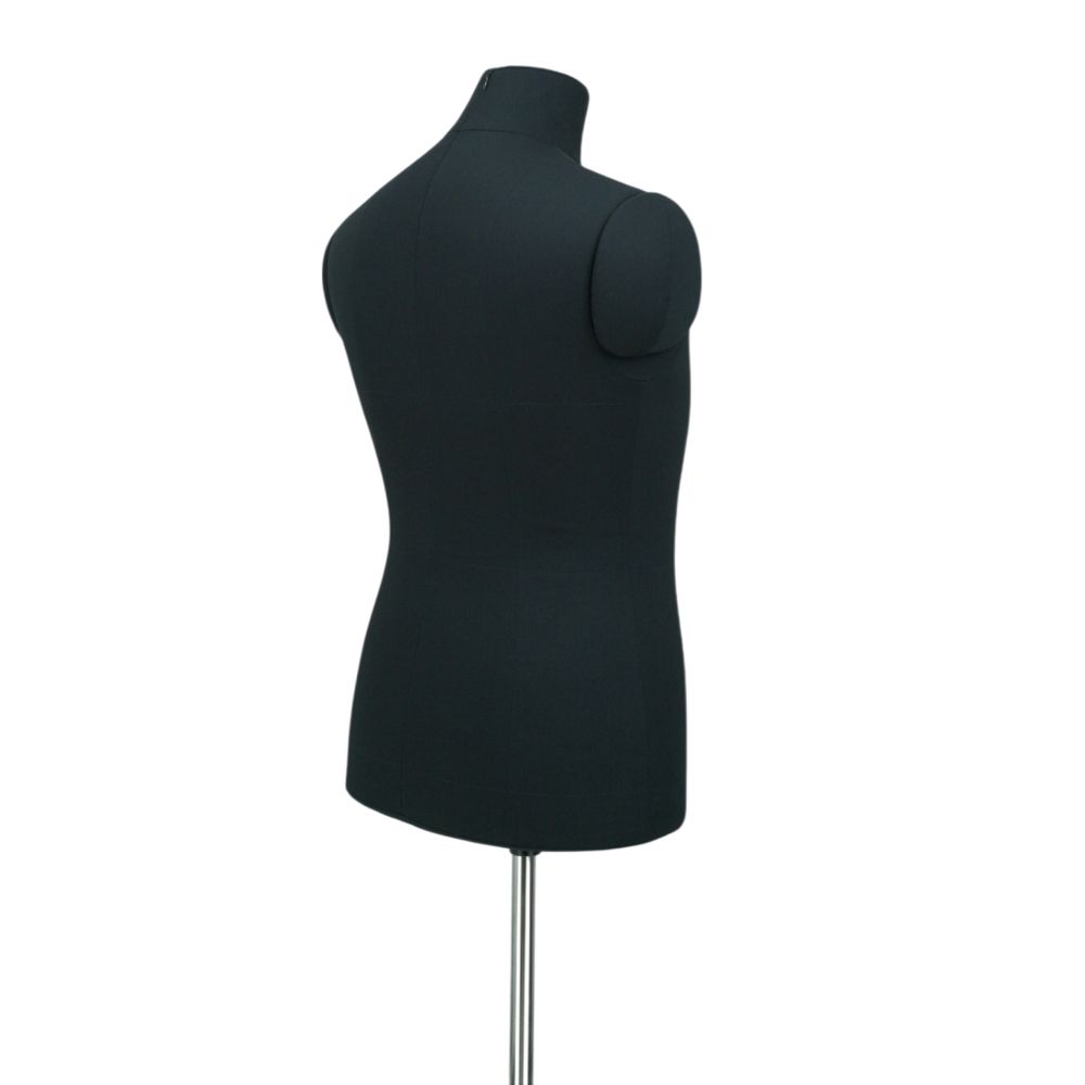 Манекен портновский мужской Ричард, комплект Стандарт, цвет черный, размер L, в комплекте подставка «Милан» и магнит-трафарет