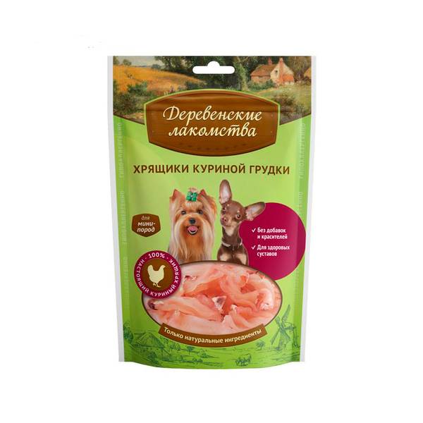 Хрящики куриной грудки 30 г Деревенские Лакомства