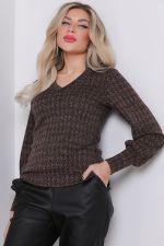 Блуза Диана (шоколад) Diolche