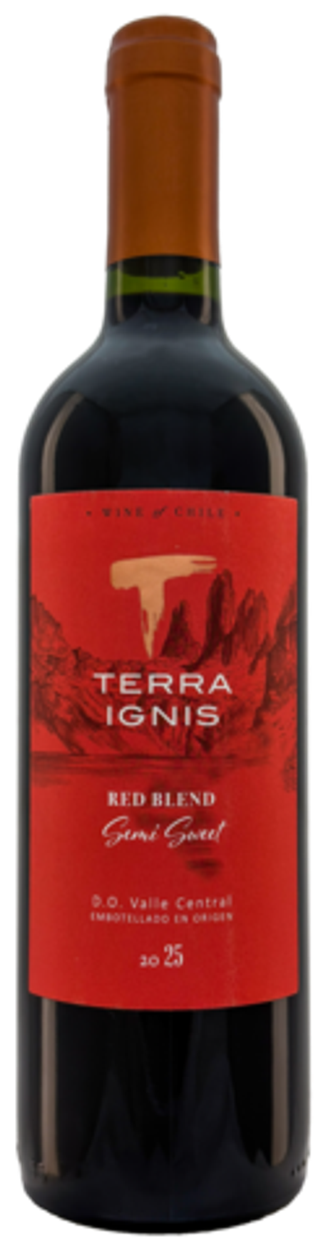 Вино Терра Игнис Ред Бленд Семи Свит п/сл кр орд 0,75 12% (ВитивиниколаКреманчиБаррига) Чили
