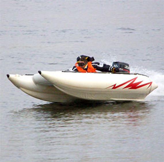 Надувной катамаран Badger FS 380 Black&amp;White