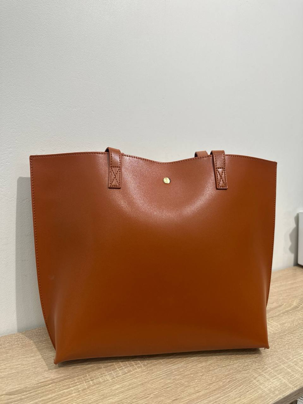 Сумка шоппер из натуральной кожи