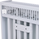 Радиатор панельный профильный ROMMER Ventil тип 11 - 300x1000 мм (подключение нижнее, цвет белый)