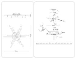 Ambrella Потолочный светодиодный светильник с пультом LineTech FL6271