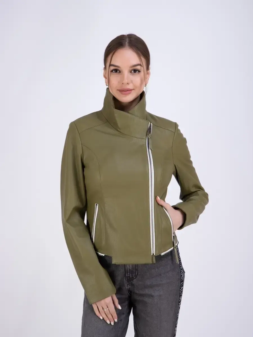 Куртка женская из натуральной кожи