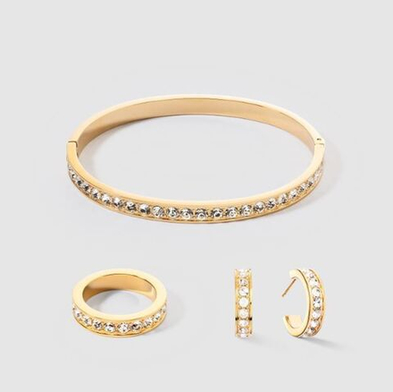 Браслет Coeur de Lion Crystal-Gold 17 см 0131/33-1816