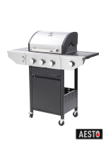 Гриль газовый AESTO с 3 горелками 11107