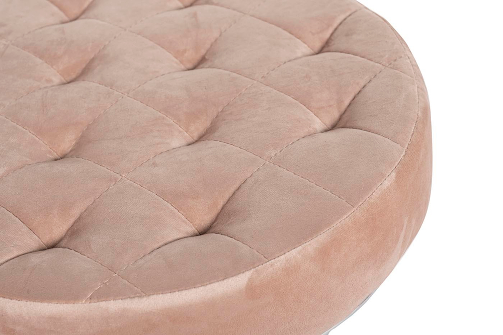 Банкетка Garda Decor розовая-хром GY-BEN8172-PK