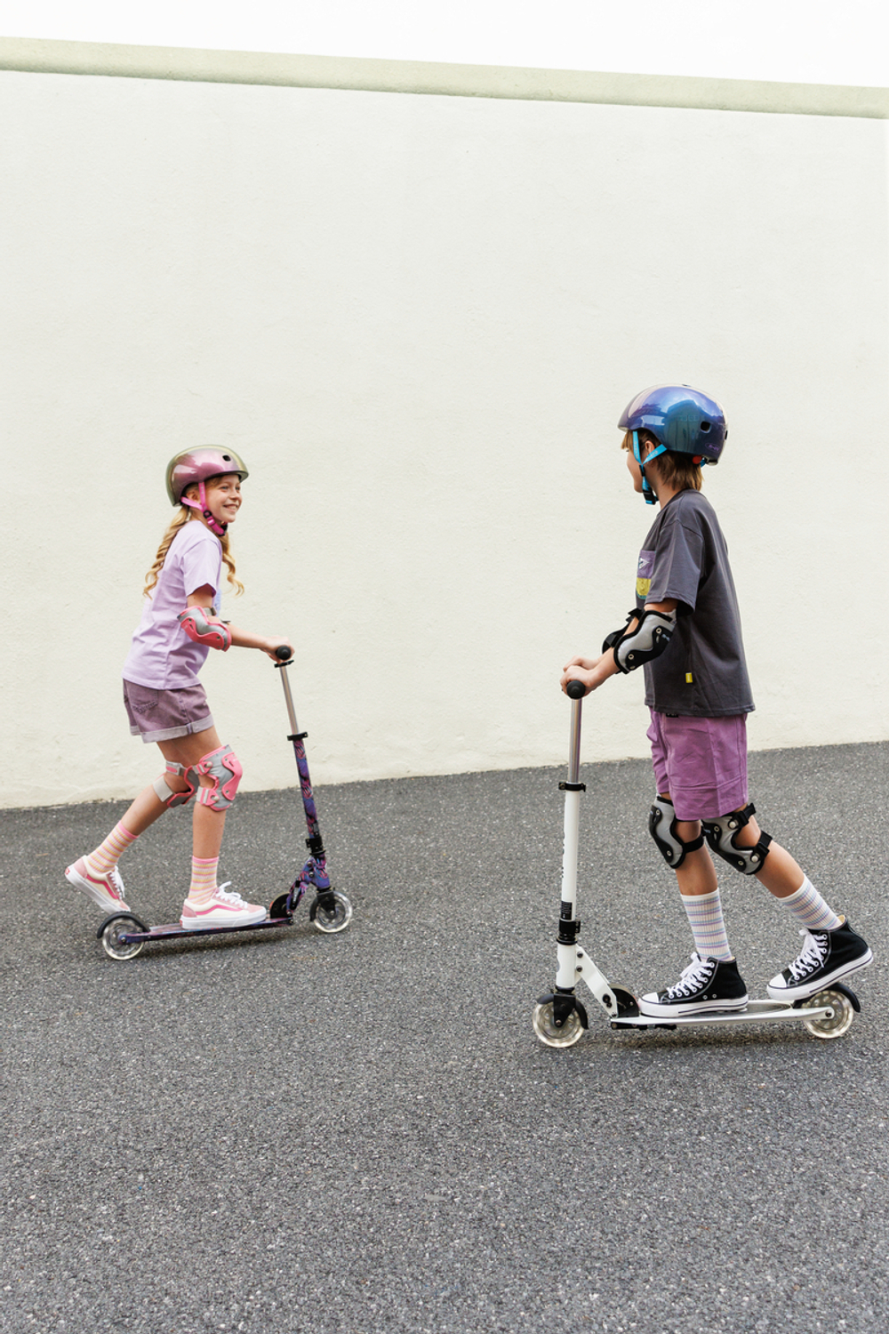 Самокат Micro Sprite LED, Art Джунгли