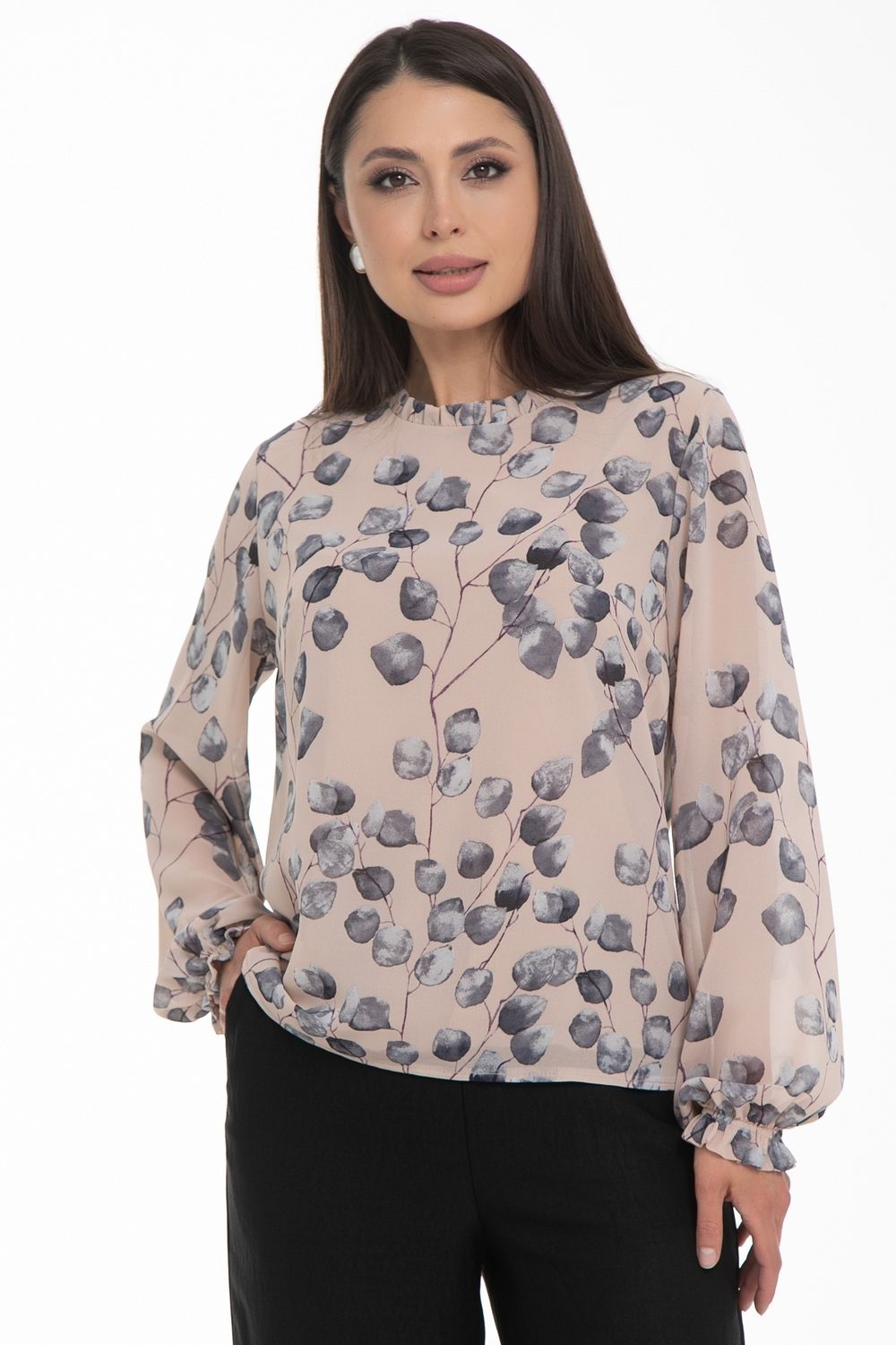 Блуза Волшебный шифон (пудра) Diolche