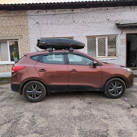 Автобокс Way-box Cobra 480 на Hyundai IX 35 без рейлингов