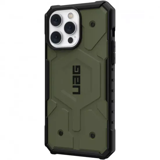 Чехол с поддержкой MAGSAFE Uag Pathfinder для iPhone 14 Pro Max 6.7", цвет оливковый (Olive)