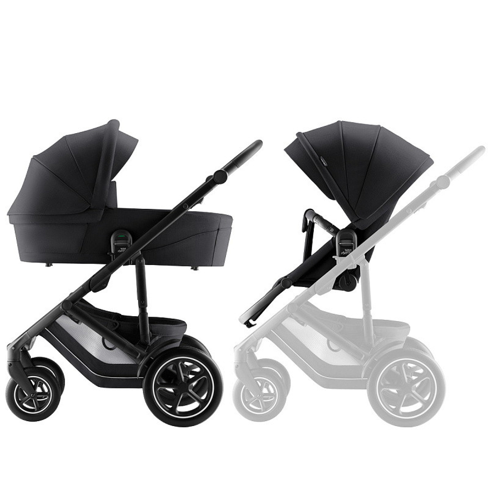 Коляска 3 в 1 Britax Roemer Smile 5Z Style и автокресло Baby-Safe PRO Style Harbor Blue Carbon Black