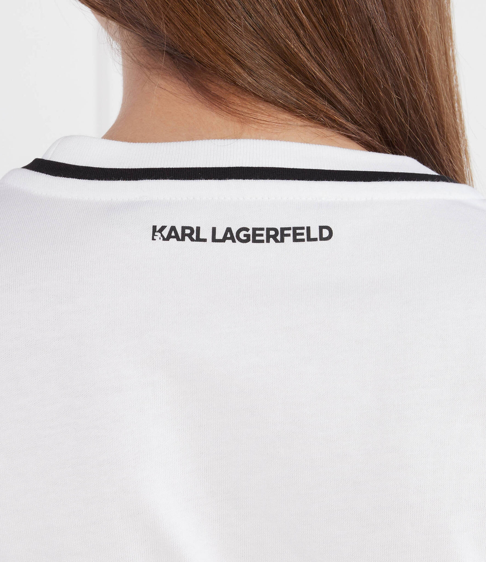 Платье ikonik 2.0 футболка Karl Lagerfeld - белый(235W1350)
