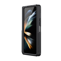 Двухкомпонентный чехол на Samsung Galaxy Z Fold 5 от Nillkin, серия Super Frosted Shield Fold, в комплекте со съемным держателем для S Pen