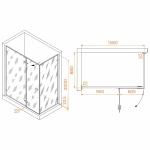 Душевой уголок RGW Stilvoll SV-040 353204069-11 160x90 стекло прозрачное/профиль хром