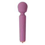 Сиреневый интерактивный мини вибратор-wand 14см Svakom Mini Emma Neo Interactive Compact Wand Vibrator SA299C
