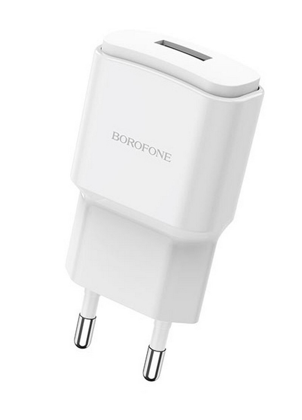Сетевой адаптер питания BOROFONE BA48A 1 USB 2.1A (белый)