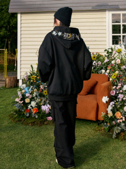 Худи HARSHandCRUEL "Hood Flowers" Oversized Hoodie