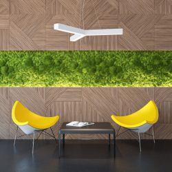 Светильник LED ЭРА Geometria SPO-144-W-40K-066 Igrek 66Вт 4000К 5000Лм IP40 1200*1200*80 белый подвесной | Декоративные светильники Geometria