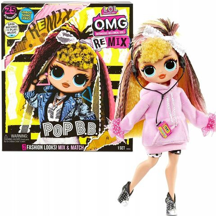 Кукла LOL Surprise OMG Remix POP BB - Музыкальный набор с модной куклой Лол с сюрпризами 567257
