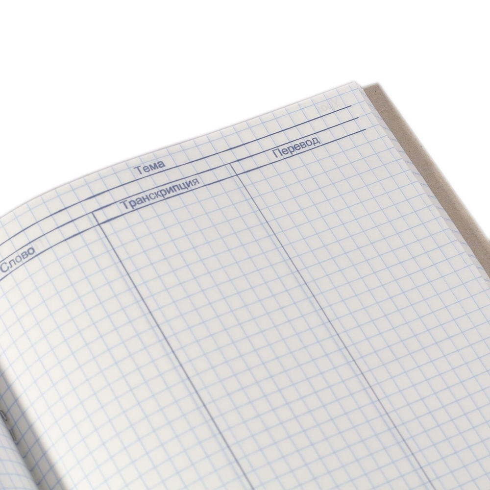 Тетрадь- словарь 48л. А5, Alingar ,"Hello", спецлиновка, скрепка, мелованный картон (стандарт), блок офсет, 4 дизайна в спайке т/у
