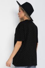 Блуза Альба (черная) Б12601-20 LT Collection