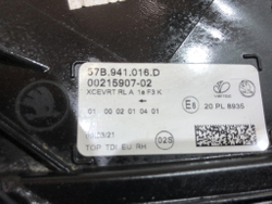 Фара правая LED Skoda Karoq 17-нв Б/У Оригинал 57B941016D