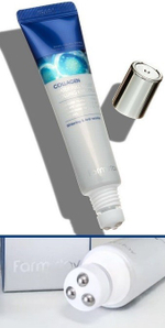 Сыворотка-роллер для кожи вокруг глаз с коллагеном FarmStay Collagen Water Full Moist Rolling Eye Serum 25 мл.