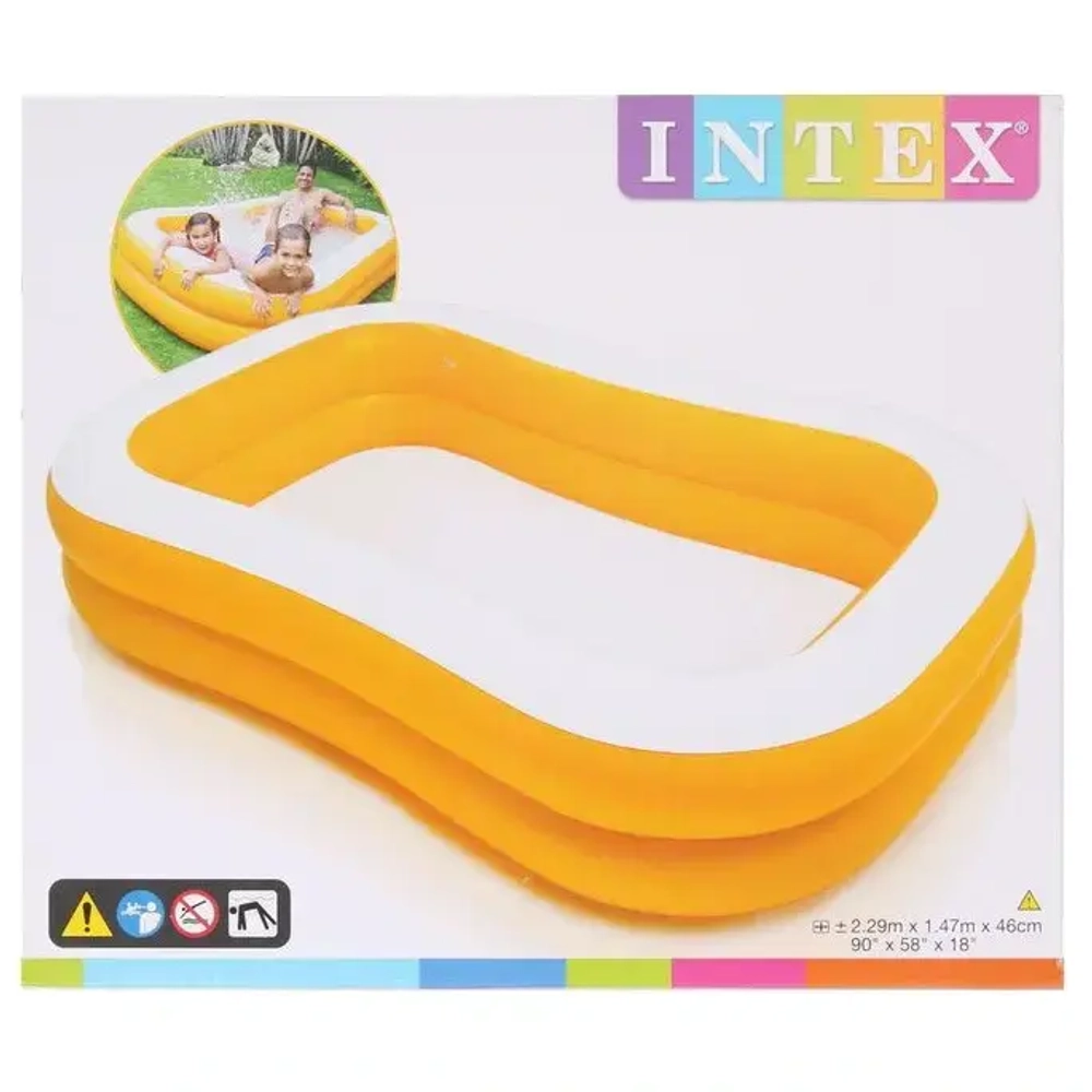 Бассейн надувной 229*147*46 см Mandarin Intex (57181NP)