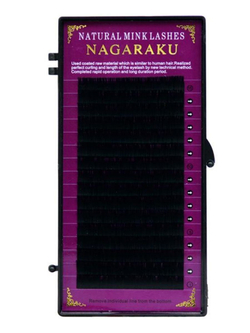 Ресницы черные NAGARAKU ОД 16 линий