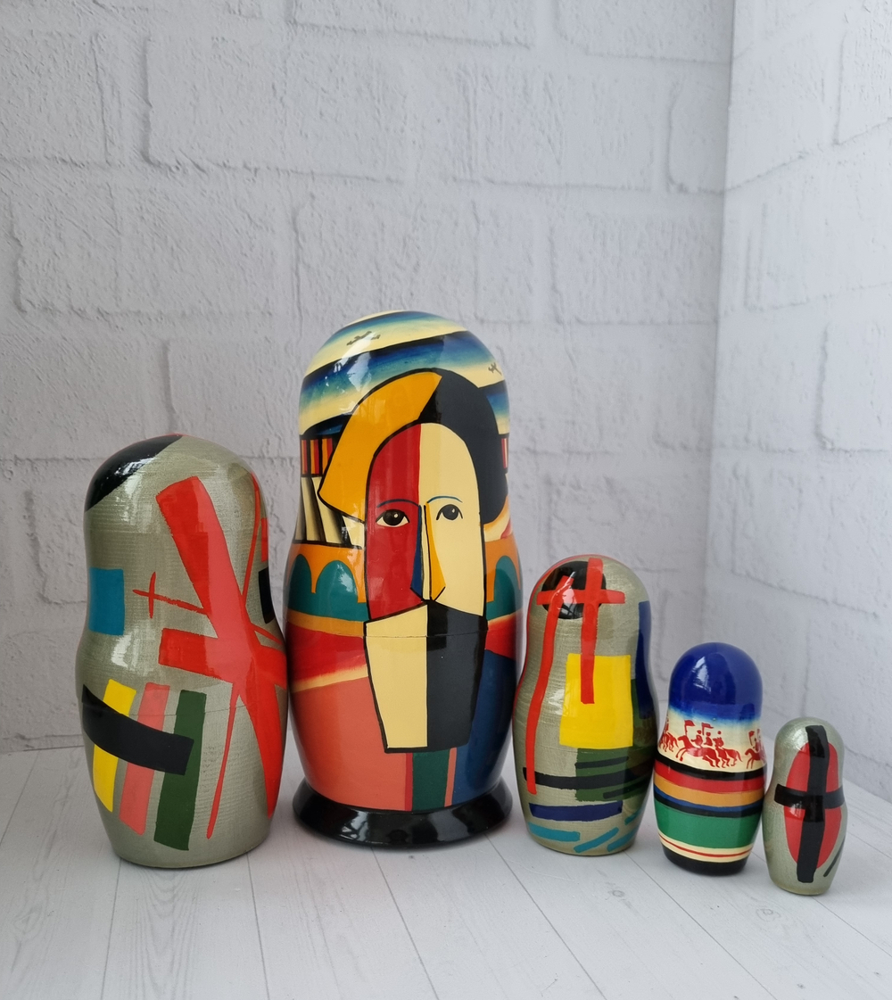 Матрёшка 5м 18см Малевич