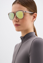 Спортивные очки HILX Valkyrie Matt Milky Light Brown / Gold Mirror Polarized Lens
