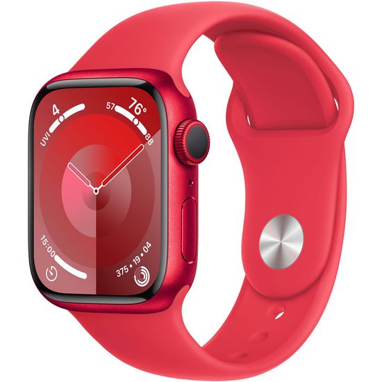Apple Watch Series 9 GPS 41mm (PRODUCT)RED Aluminium Case with (PRODUCT)RED Sport Band