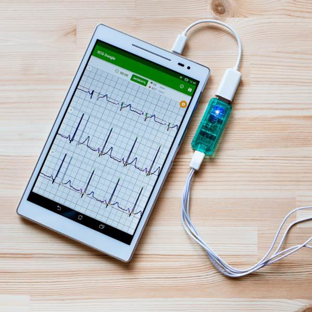 Кардиофлешка ECG Dongle для измерения частоты сердечных сокращений
