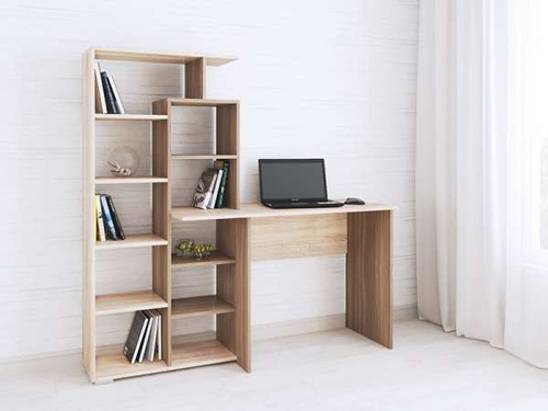 Стол компьютерный Квартет-4 (ясень шимо/дуб сонома) ТЭКС