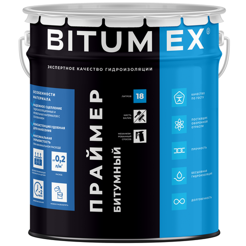 Праймер битумный Bitumex ПБ-036 15 кг