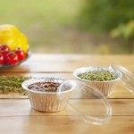 Крышка для алюминиевой формы под маффин d-85 мм (200шт)